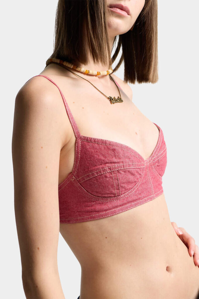 Reggiseno Tiki in denim Oxford Reggiseno Tiki in denim Oxford