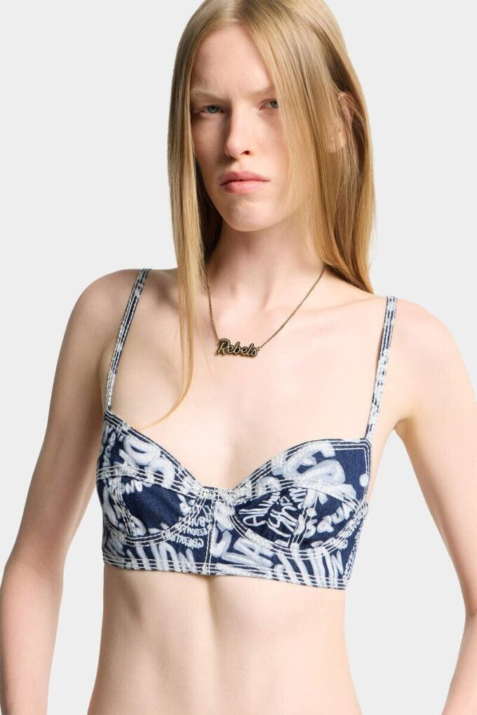 Reggiseno Tiki Rebel Hibiscus Dark Flower Wash Reggiseno Tiki Rebel Hibiscus Dark Flower Wash