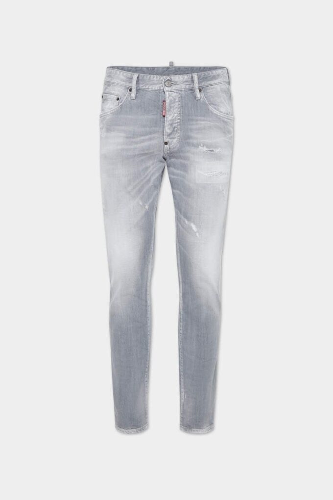 Skater Jean con lavaggio grigio spazzolato Skater Jean con lavaggio grigio spazzolato