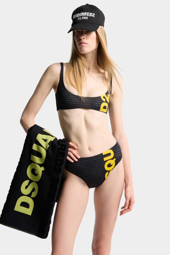 Slip bikini con logo Dsquared2 Slip bikini con logo Dsquared2