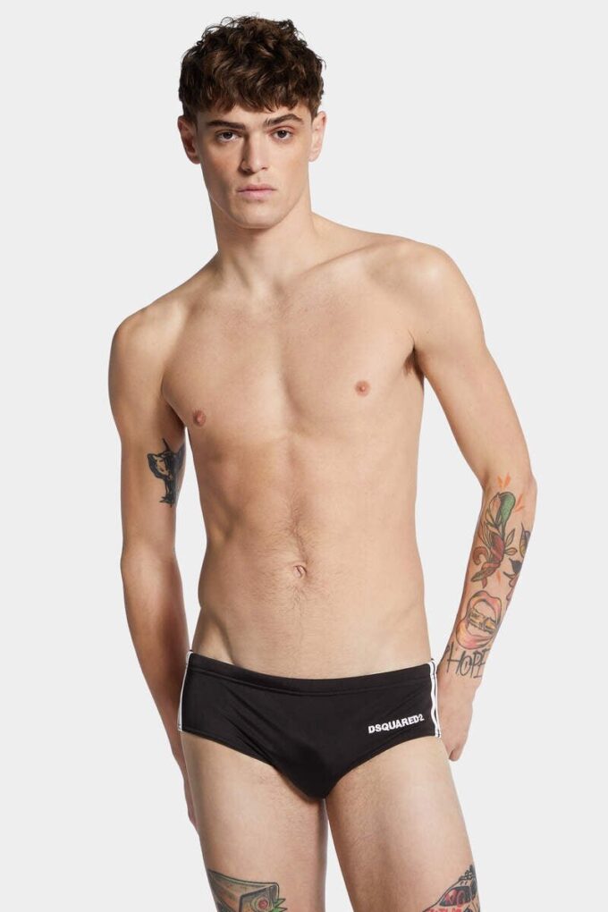 Slip da bagno con logo Dsquared2 Slip da bagno con logo Dsquared2
