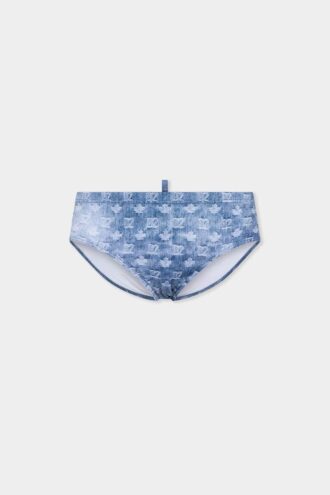 Slip da bagno con monogramma D2 Slip da bagno con monogramma D2