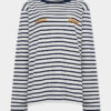T-shirt a righe dal taglio ampio T-shirt a righe dal taglio ampio