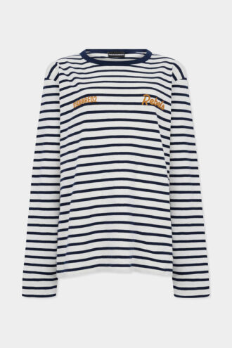 T-shirt a righe dal taglio ampio