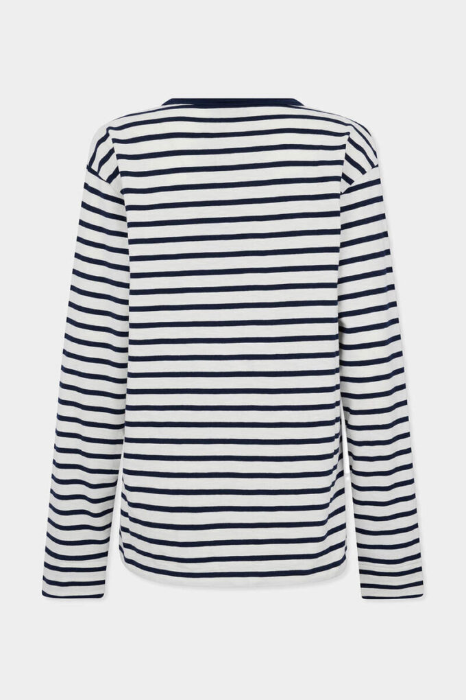 T-shirt a righe dal taglio ampio T-shirt a righe dal taglio ampio