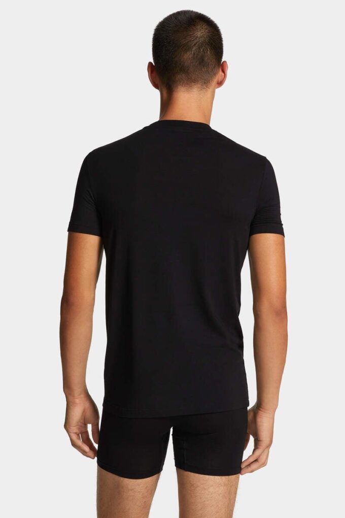 T-shirt con logo ricamato Dsquared2 T-shirt con logo ricamato Dsquared2