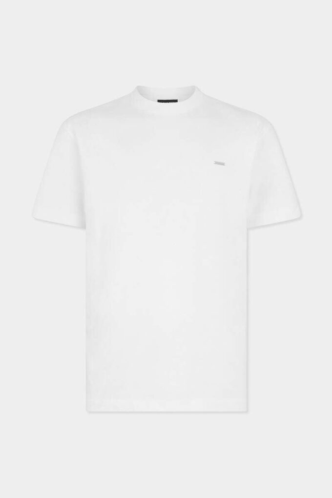 T-shirt Cool Fit con placca con logo Dsquared2 T-shirt Cool Fit con placca con logo Dsquared2