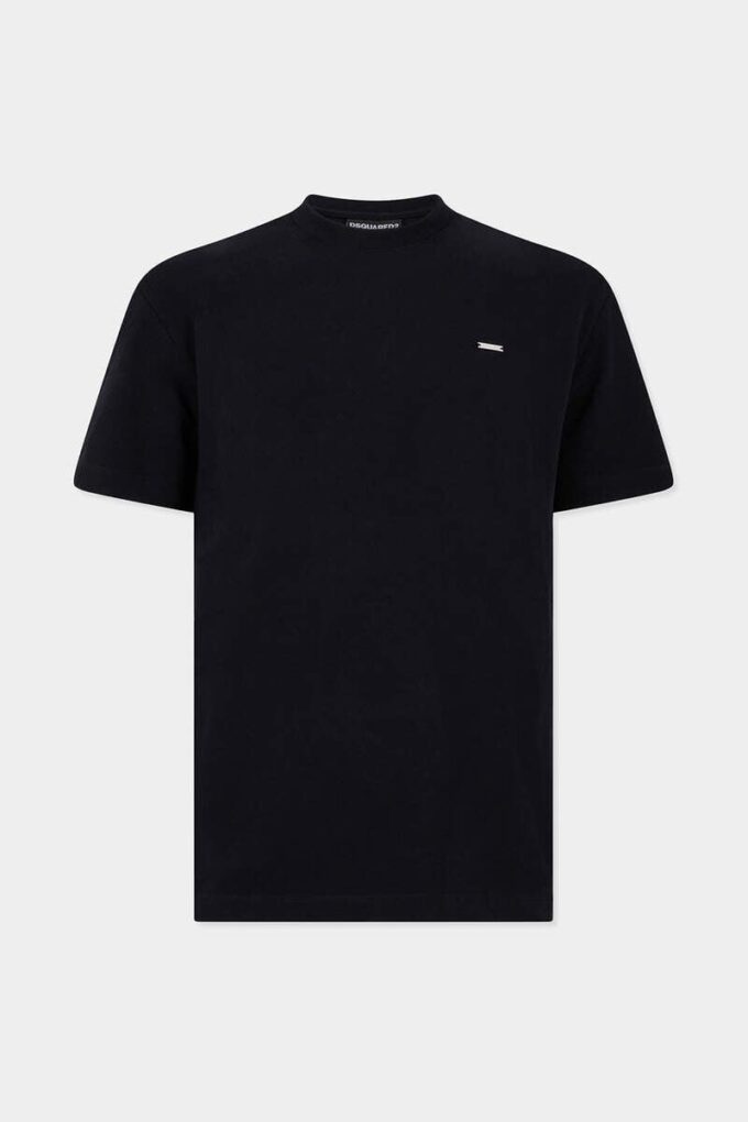 T-shirt Cool Fit con placca con logo Dsquared2 T-shirt Cool Fit con placca con logo Dsquared2