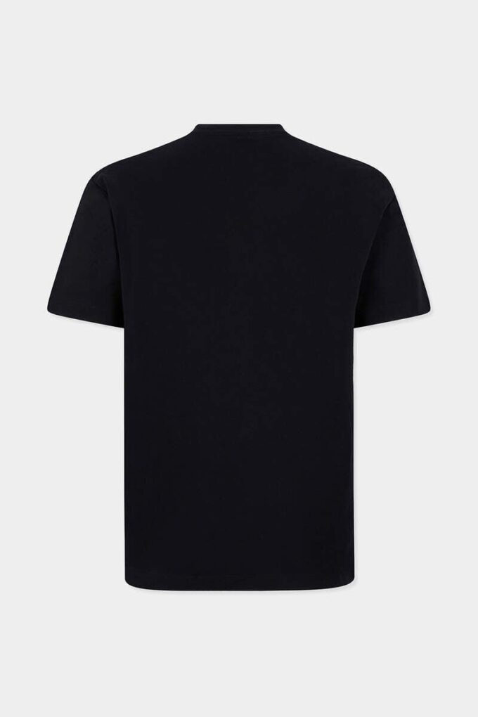 T-shirt Cool Fit con placca con logo Dsquared2 T-shirt Cool Fit con placca con logo Dsquared2