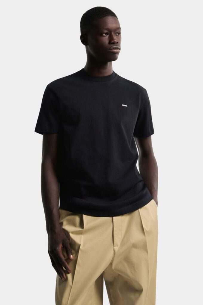 T-shirt Cool Fit con placca con logo Dsquared2 T-shirt Cool Fit con placca con logo Dsquared2