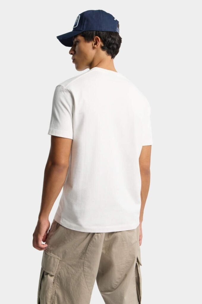 T-shirt Cool Fit con placca con logo Dsquared2 T-shirt Cool Fit con placca con logo Dsquared2
