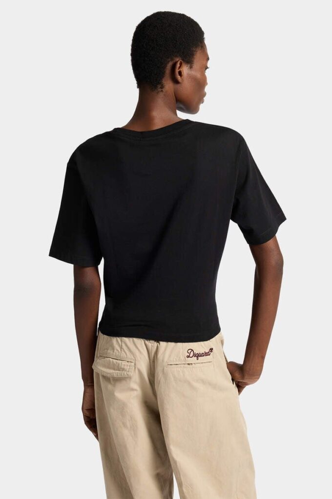 T-shirt corta Dsquared2 Tape dal taglio ampio T-shirt corta Dsquared2 Tape dal taglio ampio