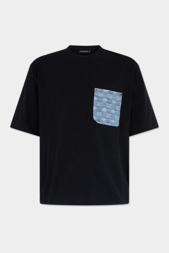 T-shirt D2 Monogram dalla vestibilità ampia