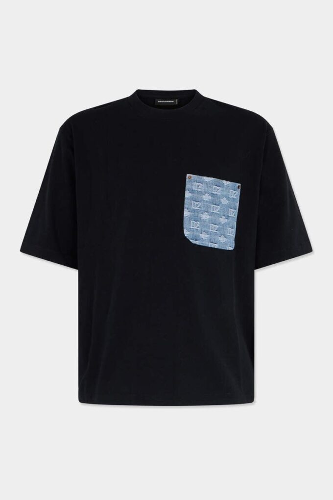 T-shirt D2 Monogram dalla vestibilità ampia T-shirt D2 Monogram dalla vestibilità ampia