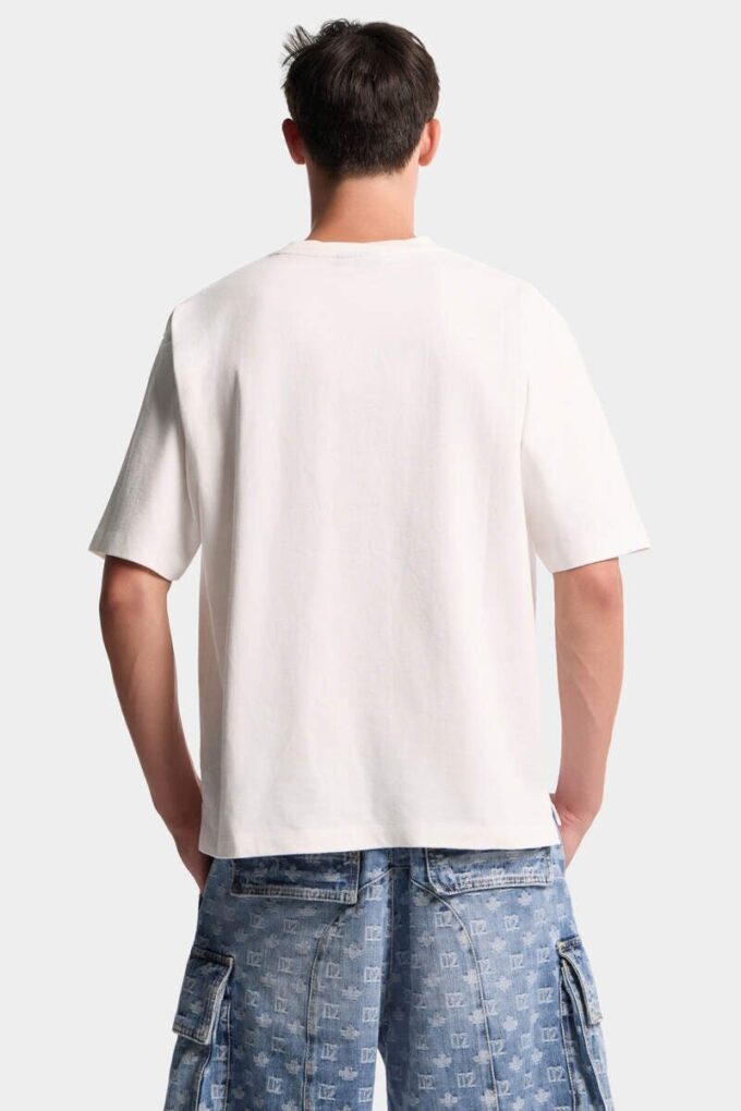 T-shirt D2 Monogram dalla vestibilità ampia T-shirt D2 Monogram dalla vestibilità ampia