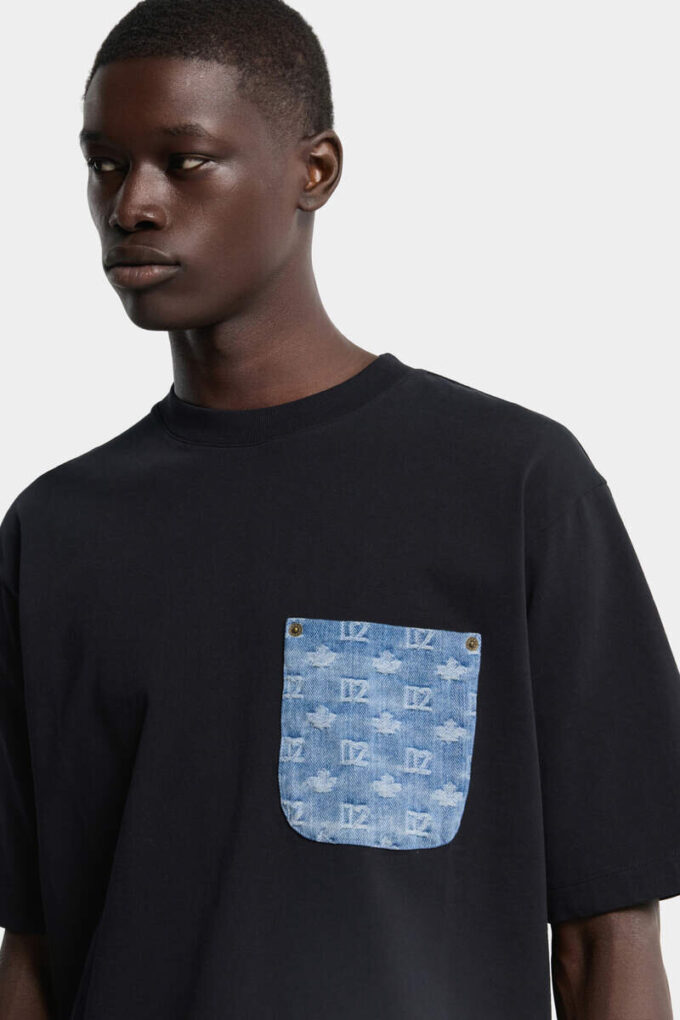 T-shirt D2 Monogram dalla vestibilità ampia T-shirt D2 Monogram dalla vestibilità ampia