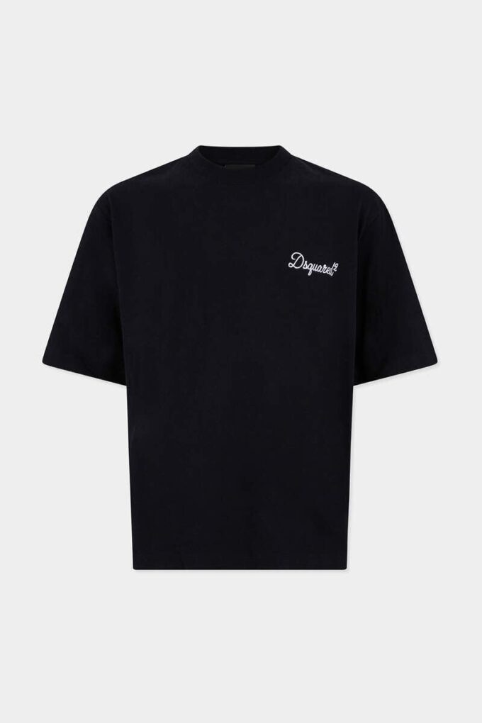 T-shirt dalla vestibilità ampia firmata Dsquared2 T-shirt dalla vestibilità ampia firmata Dsquared2