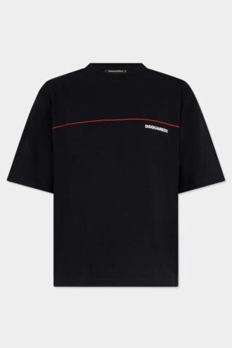 T-shirt Dsquared2 Tape dalla vestibilità ampia