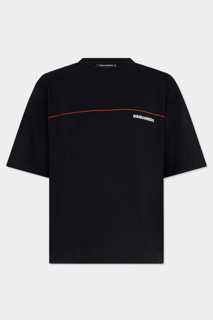 T-shirt Dsquared2 Tape dalla vestibilità ampia T-shirt Dsquared2 Tape dalla vestibilità ampia