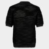 T-shirt in maglia traforata T-shirt in maglia traforata