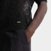 T-shirt in maglia traforata T-shirt in maglia traforata