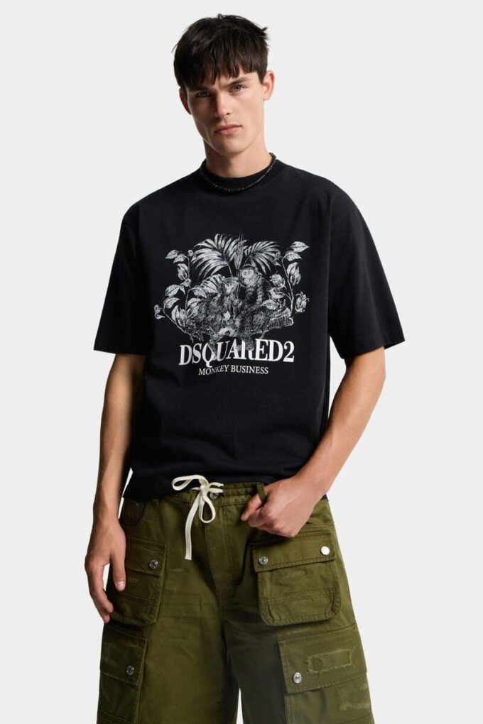 T-shirt Monkey Business dalla vestibilità ampia T-shirt Monkey Business dalla vestibilità ampia
