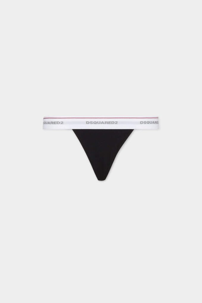 Tanga con logo Dsquared2 Tanga con logo Dsquared2