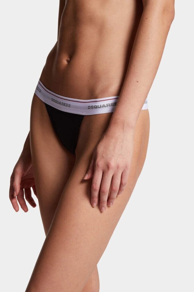 Tanga con logo Dsquared2 Tanga con logo Dsquared2