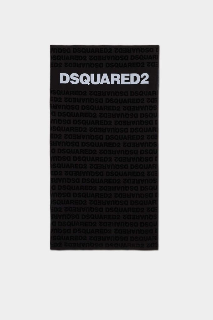 Telo da mare con logo Dsquared2 Telo da mare con logo Dsquared2