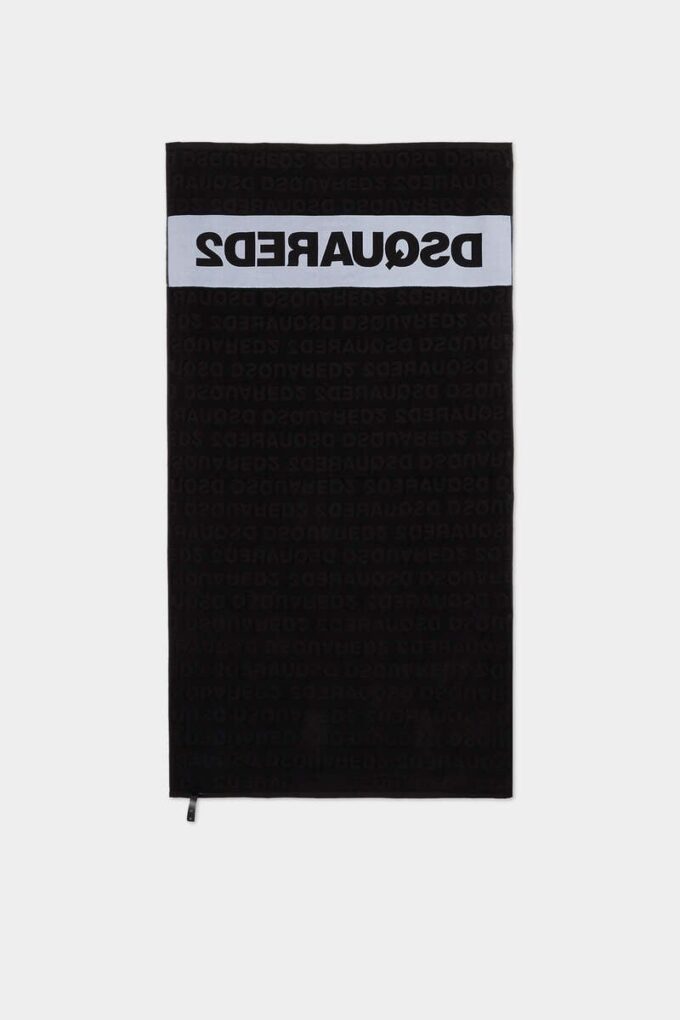 Telo da mare con logo Dsquared2 Telo da mare con logo Dsquared2