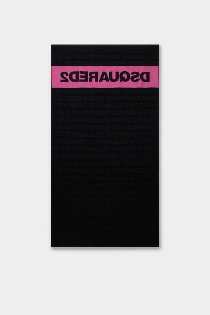 Telo da mare con logo Dsquared2 Telo da mare con logo Dsquared2