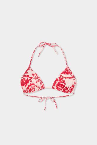 Top a triangolo Rebel Hibiscus
