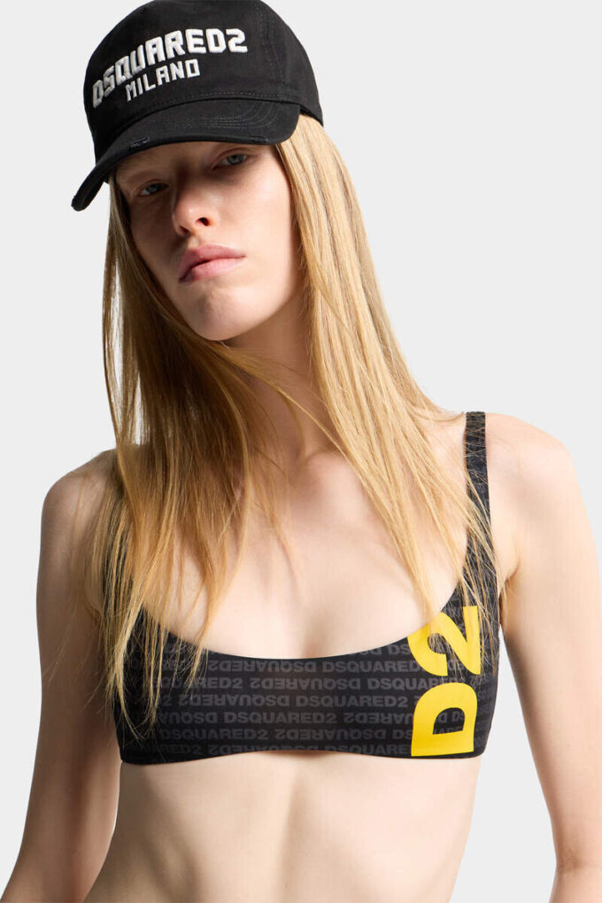 Top bikini con logo Dsquared2 Top bikini con logo Dsquared2