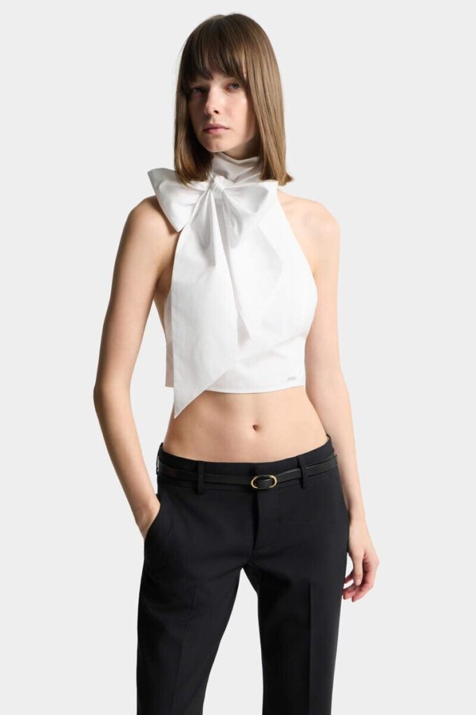 Top con fiocco Top con fiocco