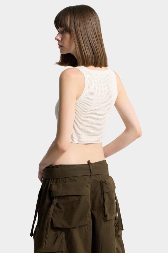 Top in maglia rovesciata D2 Top in maglia rovesciata D2
